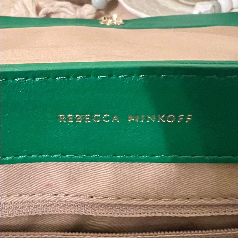 Rebecca Minkoff Emerald Quilted Shoulder Bag with Gold Chain - Picture 8 of 15